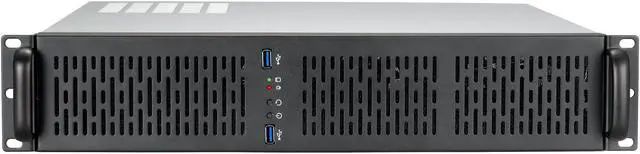 Alt view image 3 of 9 - Rosewill 2U Server Chassis Rackmount Case | 4 3.5" HDD Bays | Micro-ATX Compatible |3 x 80mm PWM Fans | 2x USB 3.0 | Silver/Black - RSV-Z2600U