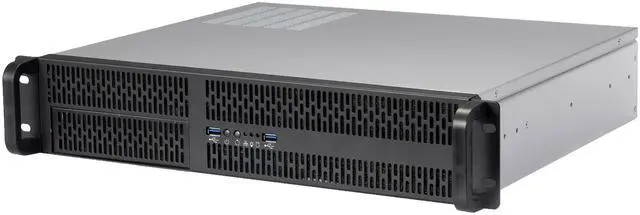 Main image of Rosewill 2U Server Chassis Rackmount Case | 4 3.5"/2.5" HDD, 1 5.25" Device | Micro-ATX Compatible | 2 x 80mm PWM Fans | 2x USB 3.0 | Silver/Black - RSV-Z2700U