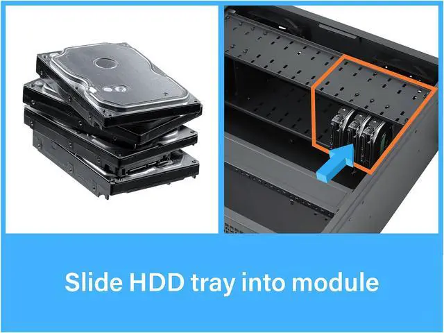 Alt view image 6 of 6 - Rosewill 4U Server Chassis Rackmount Case | 11x 3.5" Bays, 3x 2.5" Devices| ATX, CEB Compatible | 2 120mm PWM Fan, 2 80mm PWM Fans | 2x USB 3.0, 1 USB-C 3.1 | Front Panel Lock and Key | - RSV-R4200U