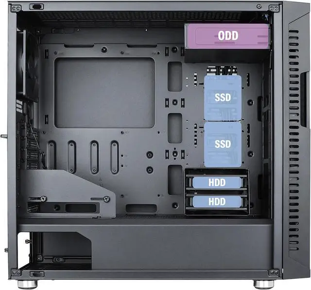 Alt view image 3 of 9 - Rosewill MIRAGE P700 ATX Mid Tower Gaming PC Computer Case, Supports E-ATX, 360mm Liquid Cooler and Long GPU, Optimized Airflow with Side Vents, Expansion Ready, Tempered Glass Panels