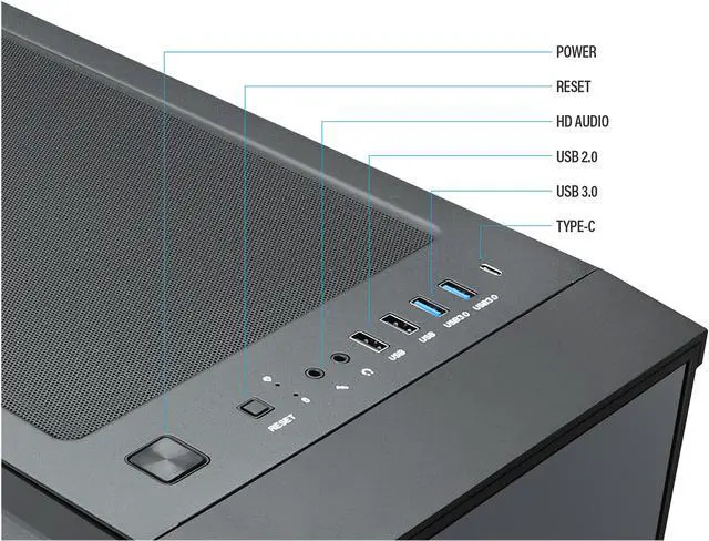 Alt view image 5 of 9 - Rosewill MIRAGE P700 ATX Mid Tower Gaming PC Computer Case, Supports E-ATX, 360mm Liquid Cooler and Long GPU, Optimized Airflow with Side Vents, Expansion Ready, Tempered Glass Panels