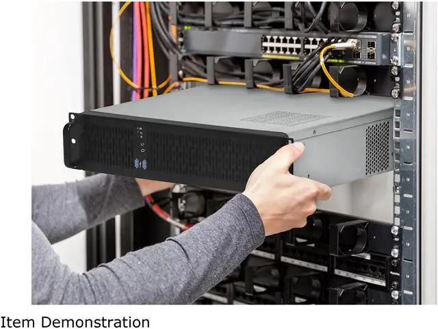 Alt view image 7 of 7 - Rosewill 2U Server Chassis Rackmount Case, 4x 3.5" Bays, 2x 2.5" Devices, E-ATX Compatible, 3x 80mm PWM Fans, 2x USB 3.0 - RSV-Z2900U