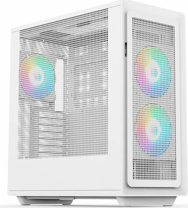 Main image of Rosewill Helium Air Mid Tower E-ATX Gaming Case, Mesh Panel, Tool-less, High-Airflow, Cable Management System, USB 3.1, included  2x 160mm & 1x 140mm PWM ARGB Fan, White