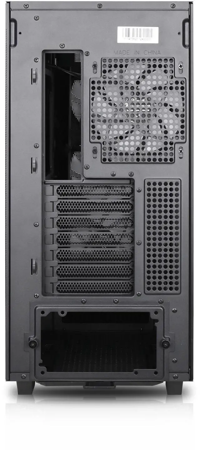 Alt view image 4 of 6 - Rosewill Helium Flow Black Mid Tower Computer Gaming Case, Mesh Panel, ATX, Tool-less, High-Airflow, 1x 120mm PWM Fan