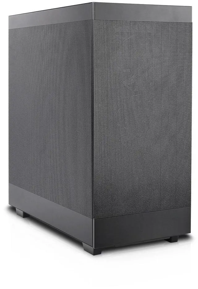 Main image of Rosewill Helium Flow Black Mid Tower Computer Gaming Case, Mesh Panel, ATX, Tool-less, High-Airflow, 1x 120mm PWM Fan