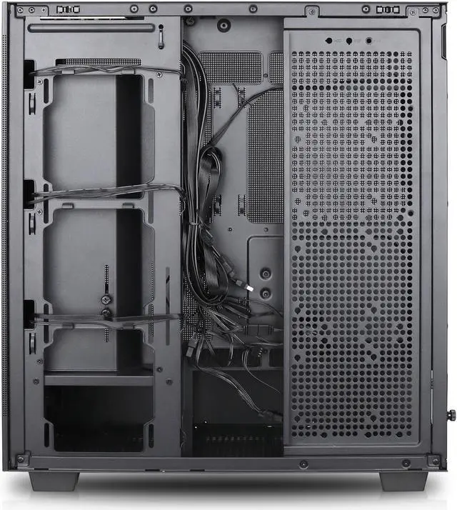 Alt view image 8 of 14 - Rosewill Helium Flow Black Mid Tower Computer Gaming Case, TG & Mesh Panel, ATX, Tool-less, High-Airflow, 4x 120mm PWM ARGB Fan