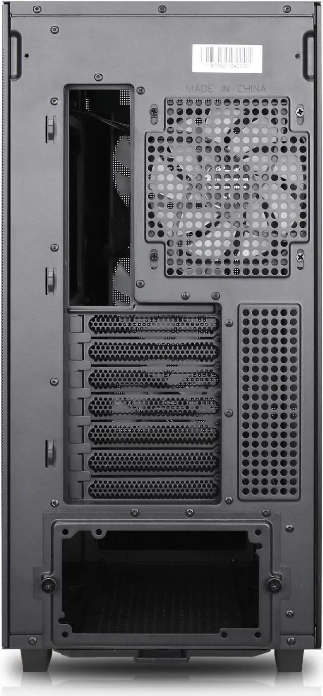 Alt view image 9 of 14 - Rosewill Helium Flow Black Mid Tower Computer Gaming Case, TG & Mesh Panel, ATX, Tool-less, High-Airflow, 4x 120mm PWM ARGB Fan