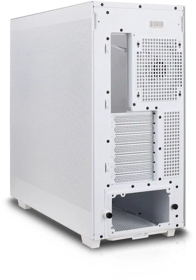 Alt view image 7 of 6 - Rosewill Helium Flow White Mid Tower Computer Gaming Case, Mesh Panel, ATX, Tool-less, High-Airflow, 1x 120mm PWM Fan