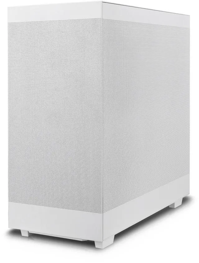 Alt view image 3 of 6 - Rosewill Helium Flow White Mid Tower Computer Gaming Case, Mesh Panel, ATX, Tool-less, High-Airflow, 1x 120mm PWM Fan