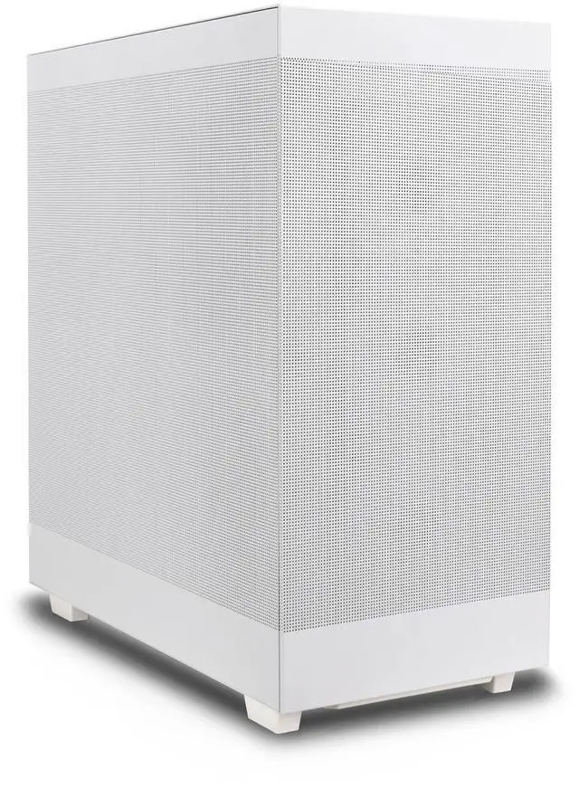 Main image of Rosewill Helium Flow White Mid Tower Computer Gaming Case, Mesh Panel, ATX, Tool-less, High-Airflow, 1x 120mm PWM Fan