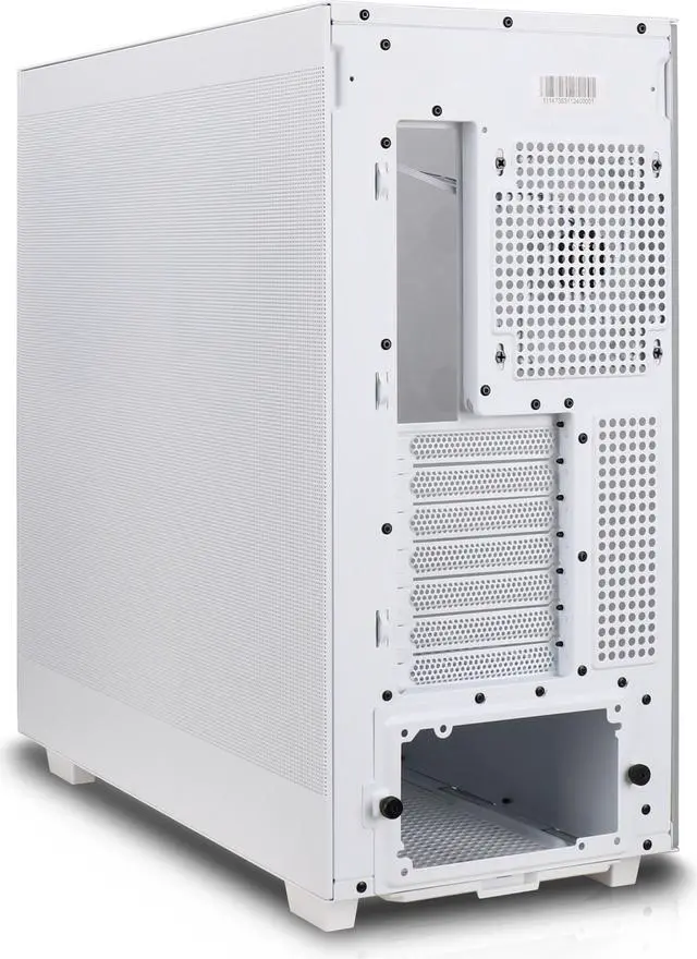 Alt view image 8 of 12 - Rosewill Helium Flow White Mid Tower Computer Gaming Case, TG & Mesh Panel, ATX, Tool-less, High-Airflow, 4x 120mm PWM ARGB Fan