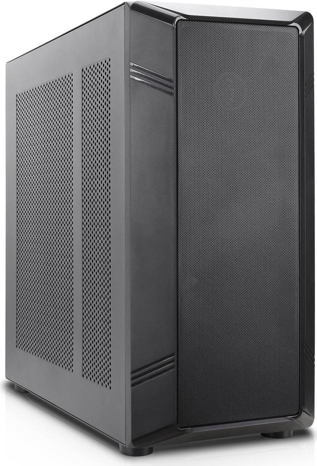Main image of Rosewill Helium NAS ATX Mid Tower Computer Case, Mesh Panel, 4x 140mm PWM Fan, Ideal for DIY NAS, media servers, or small business applications - Black