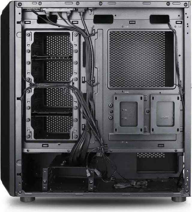 Alt view image 8 of 10 - Rosewill Helium NAS ATX Mid Tower Computer Case, Mesh Panel, 4x 140mm PWM Fan, Ideal for DIY NAS, media servers, or small business applications - Black