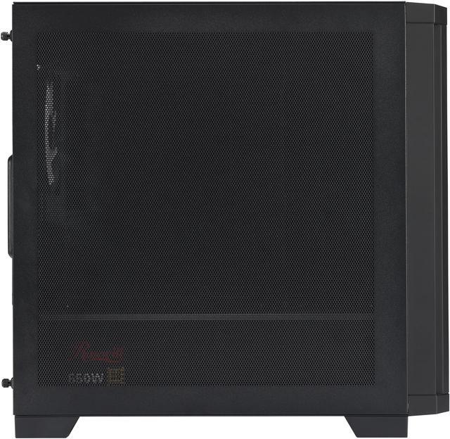 Alt view image 10 of 13 - Rosewill FBM-X3 Micro ATX Mid Tower Case - Full Mesh Panel, High Airflow Design, 3x PWM ARGB Fans, 2x USB 3.0, Pre-Installed ATX 3.1 650W 80+ Gold Power Supply, 3 Year Warranty - Black