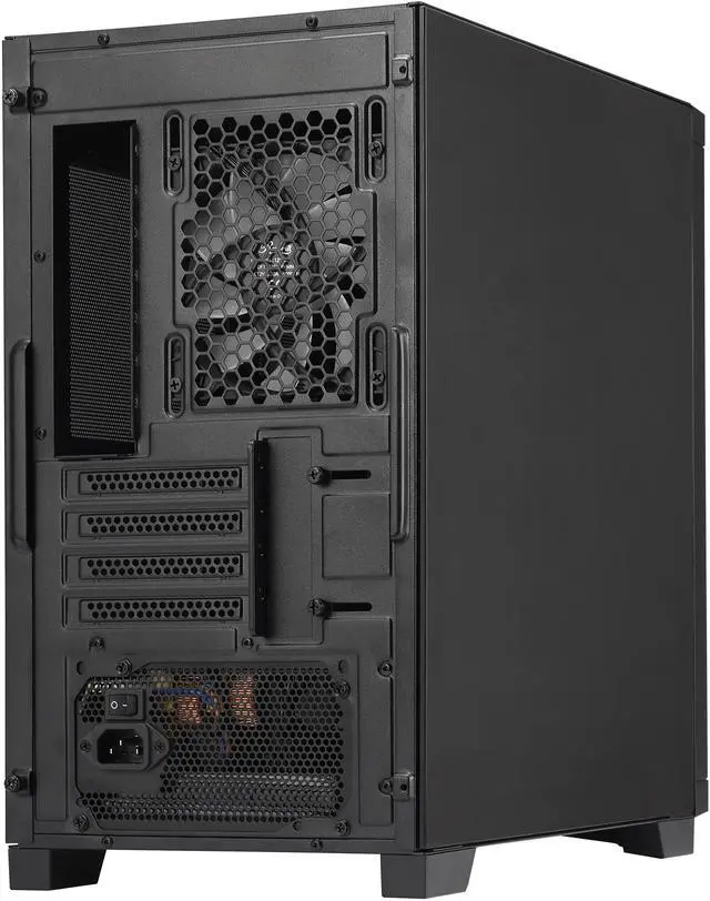Alt view image 14 of 13 - Rosewill FBM-X3 Micro ATX Mid Tower Case - Full Mesh Panel, High Airflow Design, 3x PWM ARGB Fans, 2x USB 3.0, Pre-Installed ATX 3.1 650W 80+ Gold Power Supply, 3 Year Warranty - Black