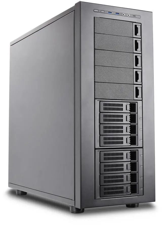 Main image of Rosewill THOR NAS Pro - Full Tower Workstation Case | Server Chassis | Supports up to 8 3.5" Hot-Swap 3.5"/2.5" SATA/SAS and 4 2.5" SSD | E-ATX Compatible | 1x 140mm PWM Fan | USB 3.2 Type-C | Ideal for AI Servers, DIY NAS, Media Servers