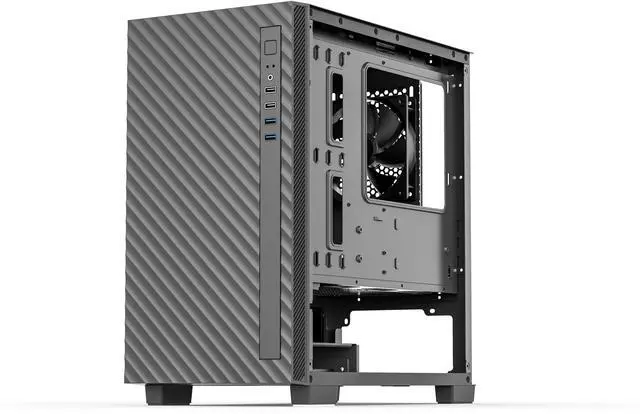 Alt view image 5 of 9 - Rosewill FBM-X5 Micro ATX Mini Tower Desktop Gaming & Office PC Computer Case with Pre-Installed 400W Power Supply, 240mm / 280mm AIO Support, 2X USB 2.0, 2 USB 3.0, 1x 120mm PWM Fan