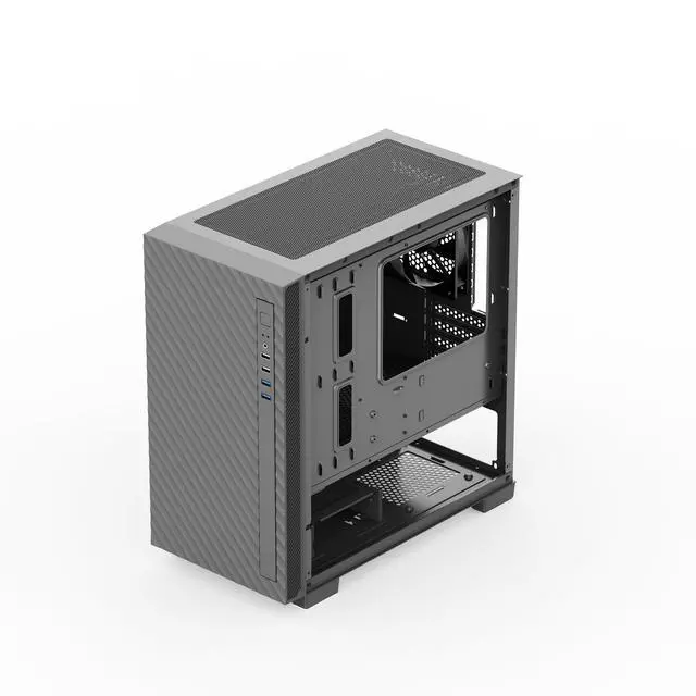 Alt view image 7 of 9 - Rosewill FBM-X5 Micro ATX Mini Tower Desktop Gaming & Office PC Computer Case with Pre-Installed 400W Power Supply, 240mm / 280mm AIO Support, 2X USB 2.0, 2 USB 3.0, 1x 120mm PWM Fan