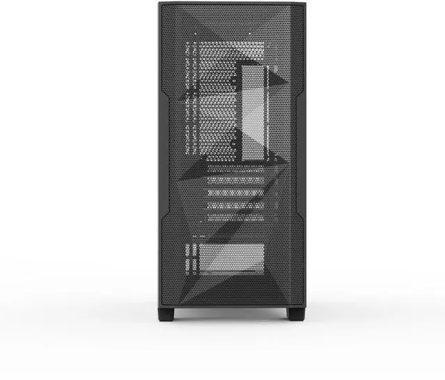 Alt view image 7 of 11 - Rosewill FBM-X6 Black Micro ATX Mid Tower Case - Tempered Glass Side Panel, High Airflow, 4X PWM ARGB Fans, Dedicated Cable Routing Clips, Pre-Installed 650W 80+ Gold PSU