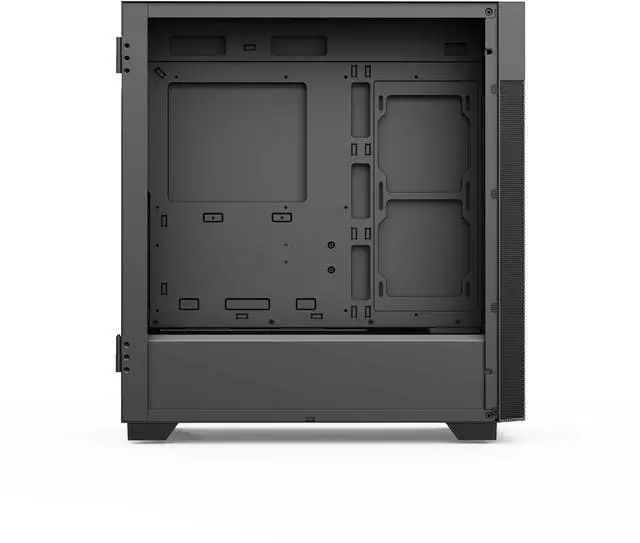 Alt view image 5 of 10 - Rosewill FBM-X7 Black ATX Mid Tower Case - Hinged Tempered Glass Side Panel, High Airflow, 4x PWM ARGB Fans, Pre-Installed 650W 80+ Gold PSU