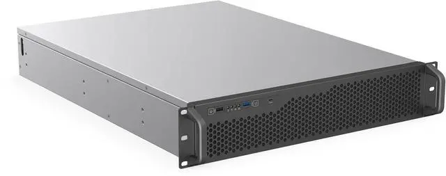 Main image of Rosewill 2U Rackmount Server Chassis | Horizontal Full-Size GPU Support | ATX Motherboard Compatible | Supports up to 6x 3.5" HDD Bays | 5x 80mm PWM Fans | USB 3.2 Type-C | RSV-Z2006