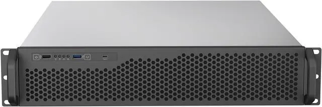 Alt view image 2 of 13 - Rosewill 2U Rackmount Server Chassis | Horizontal Full-Size GPU Support | ATX Motherboard Compatible | Supports up to 6x 3.5" HDD Bays | 5x 80mm PWM Fans | USB 3.2 Type-C | RSV-Z2006