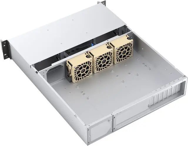 Alt view image 5 of 13 - Rosewill 2U Rackmount Server Chassis | Supports up to 8 x 3.5" HDD | ATX Motherboard Support | 2U/CRPS PSU | 3x 80mm PWM Fans | USB 3.2 Type-C | RSV-Z2008