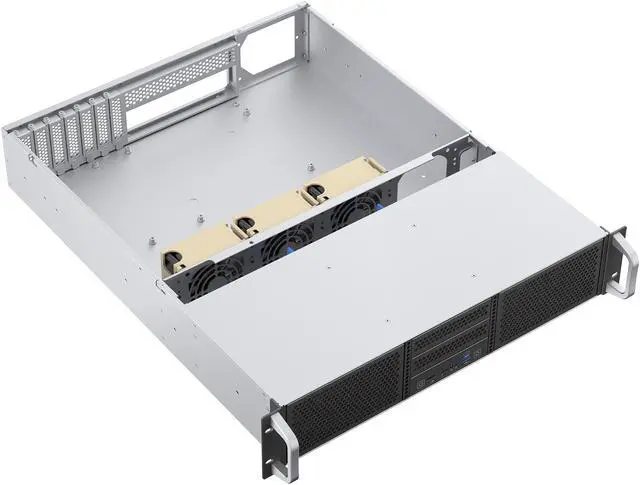 Alt view image 9 of 13 - Rosewill 2U Rackmount Server Chassis | Supports up to 8 x 3.5" HDD | ATX Motherboard Support | 2U/CRPS PSU | 3x 80mm PWM Fans | USB 3.2 Type-C | RSV-Z2008