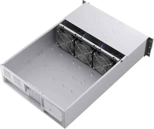 Alt view image 3 of 14 - Rosewill 3U Rackmount Server Chassis | Server Chassis | Supports up to 14 3.5" HDD | ATX Compatible | 5x 120mm PWM Fans + 2x 80mm PWM Fans | USB 3.2 Type-C | RSV-Z3014