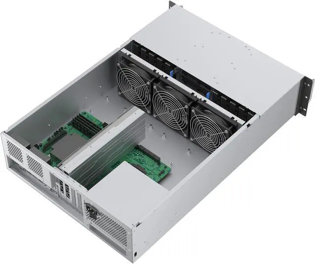 Alt view image 4 of 14 - Rosewill 3U Rackmount Server Chassis | Server Chassis | Supports up to 14 3.5" HDD | ATX Compatible | 5x 120mm PWM Fans + 2x 80mm PWM Fans | USB 3.2 Type-C | RSV-Z3014