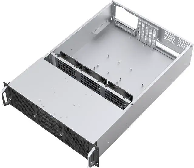 Alt view image 7 of 14 - Rosewill 3U Rackmount Server Chassis | Server Chassis | Supports up to 14 3.5" HDD | ATX Compatible | 5x 120mm PWM Fans + 2x 80mm PWM Fans | USB 3.2 Type-C | RSV-Z3014