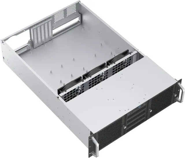 Alt view image 9 of 14 - Rosewill 3U Rackmount Server Chassis | Server Chassis | Supports up to 14 3.5" HDD | ATX Compatible | 5x 120mm PWM Fans + 2x 80mm PWM Fans | USB 3.2 Type-C | RSV-Z3014