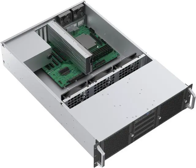 Alt view image 10 of 14 - Rosewill 3U Rackmount Server Chassis | Server Chassis | Supports up to 14 3.5" HDD | ATX Compatible | 5x 120mm PWM Fans + 2x 80mm PWM Fans | USB 3.2 Type-C | RSV-Z3014