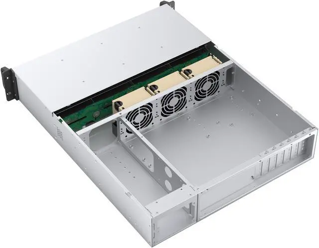 Alt view image 5 of 10 - Rosewill 2U Rackmount Chassis | Server Chassis | Supports up to 8 3.5" 12Gbps Hot Swap | E-ATX Compatible | 3x 8038 PWM Fan | USB 3.2 Type-C | RSV-H208