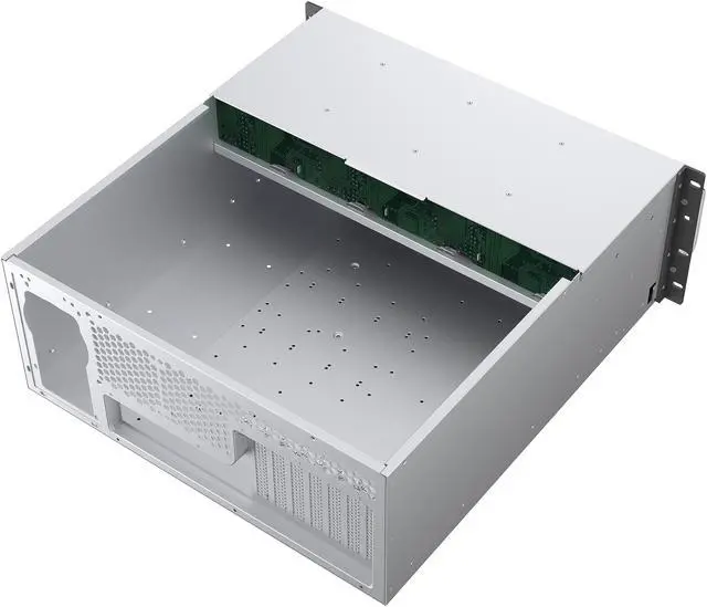 Alt view image 3 of 14 - Rosewill 4U Rackmount Server Chassis | Server Chassis | Supports up to 8 3.5" 12Gbps Hot Swap | ATX Compatible | 6x 80mm PWM Fan | USB 3.2 Type-C | RSV-H408