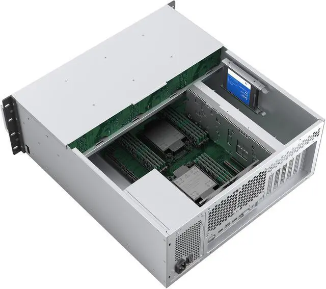 Alt view image 6 of 14 - Rosewill 4U Rackmount Server Chassis | Server Chassis | Supports up to 8 3.5" 12Gbps Hot Swap | ATX Compatible | 6x 80mm PWM Fan | USB 3.2 Type-C | RSV-H408