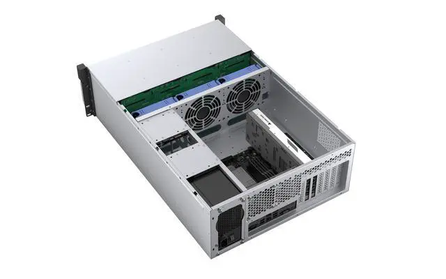 Alt view image 6 of 15 - Rosewill 4U Rackmount Server Chassis | Supports up to 24 3.5" 12Gbps Hot Swap | E-ATX Compatible | 3x 120x38mm PWM Fan | RSV-H424