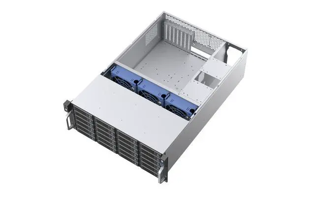 Alt view image 7 of 15 - Rosewill 4U Rackmount Server Chassis | Supports up to 24 3.5" 12Gbps Hot Swap | E-ATX Compatible | 3x 120x38mm PWM Fan | RSV-H424
