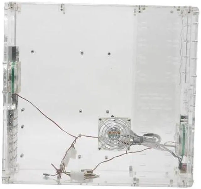 Alt view image 8 of 12 - LOGISYS Computer CS888CL Transparent Clear Acrylic ATX Mid Tower Computer Case Pre-Assembled