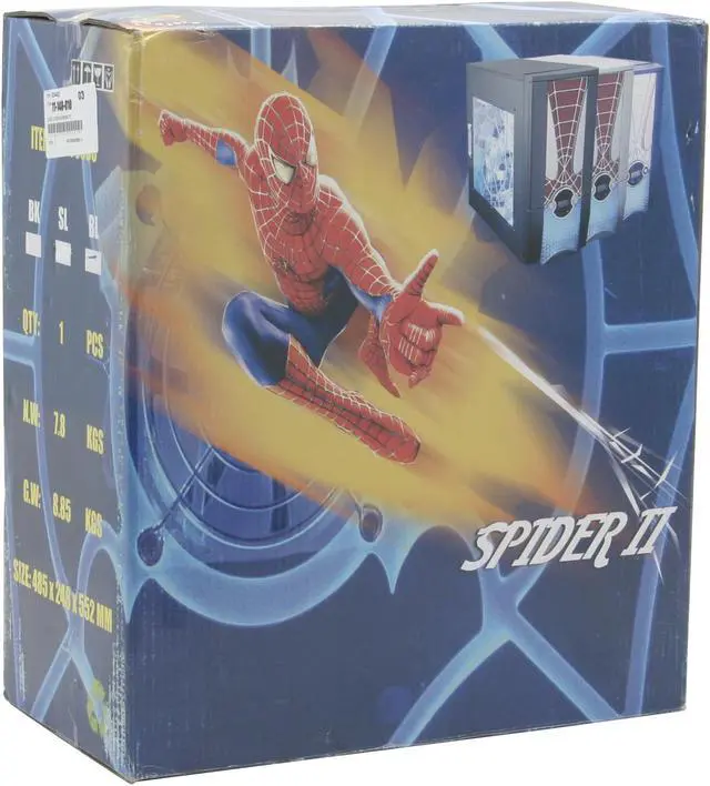 Alt view image 14 of 14 - LOGISYS Computer SPIDER II CS885BL Blue/Silver Steel ATX Mid Tower Computer Case