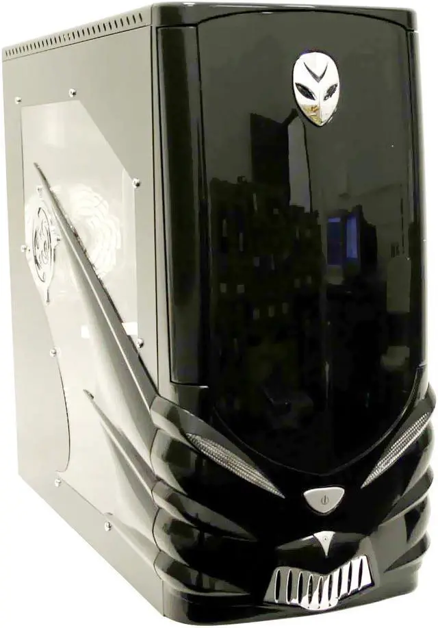 Alt view image 2 of 20 - LOGISYS Computer DRACULA CS602BK Black Steel ATX Mid Tower Computer Case 480W Power Supply