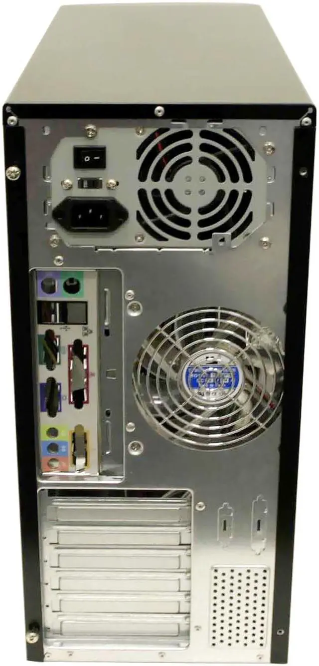 Alt view image 7 of 20 - LOGISYS Computer DRACULA CS602BK Black Steel ATX Mid Tower Computer Case 480W Power Supply