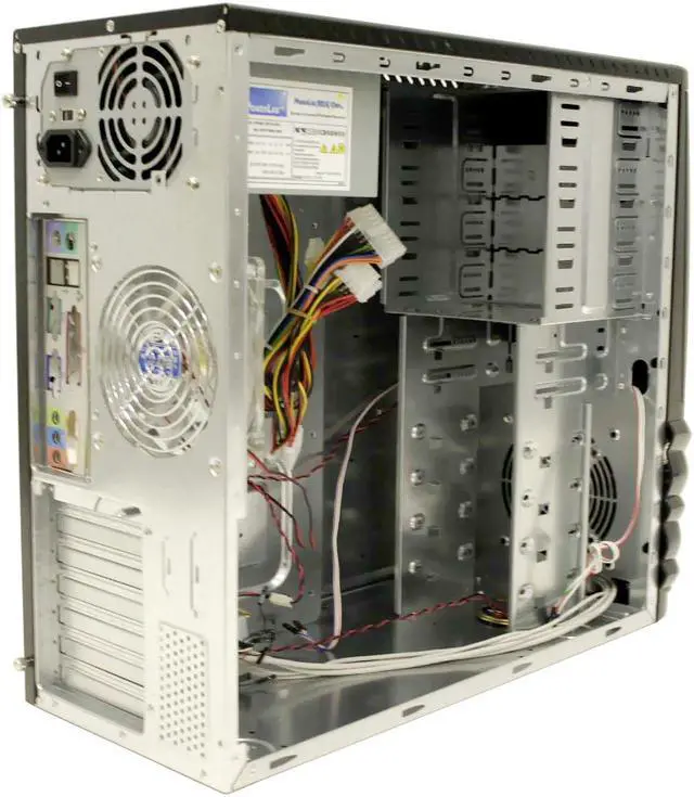 Alt view image 6 of 20 - LOGISYS Computer DRACULA CS602BK Black Steel ATX Mid Tower Computer Case 480W Power Supply