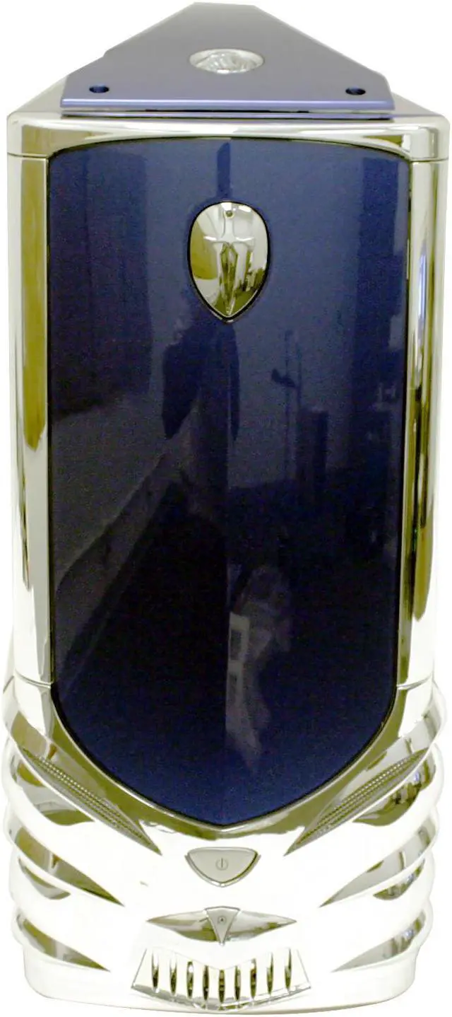 Alt view image 4 of 15 - LOGISYS Computer DRACULA CS602BL Blue/Silver Steel ATX Mid Tower Computer Case 480W Power Supply