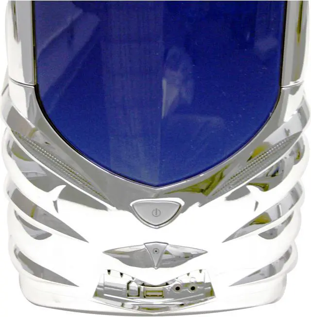 Alt view image 6 of 15 - LOGISYS Computer DRACULA CS602BL Blue/Silver Steel ATX Mid Tower Computer Case 480W Power Supply