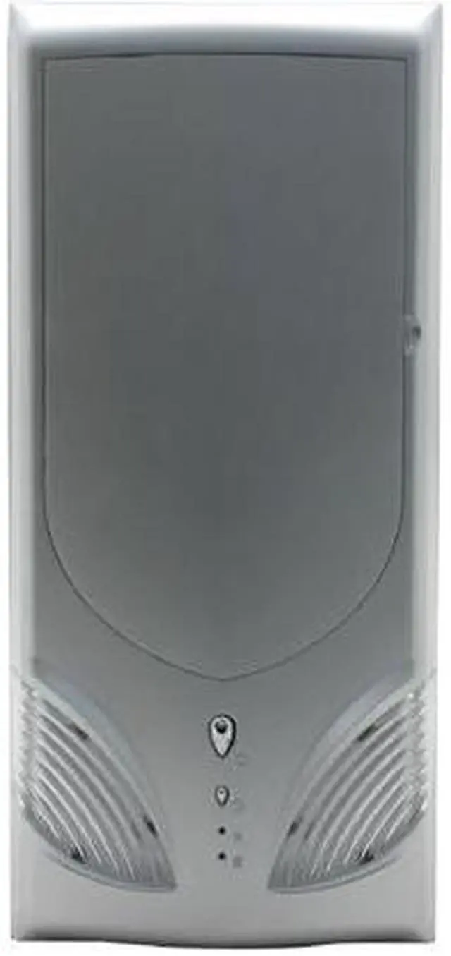 Alt view image 2 of 16 - LOGISYS Computer Area 51 CS51WSL Silver Steel ATX Mid Tower Computer Case 480W Power Supply