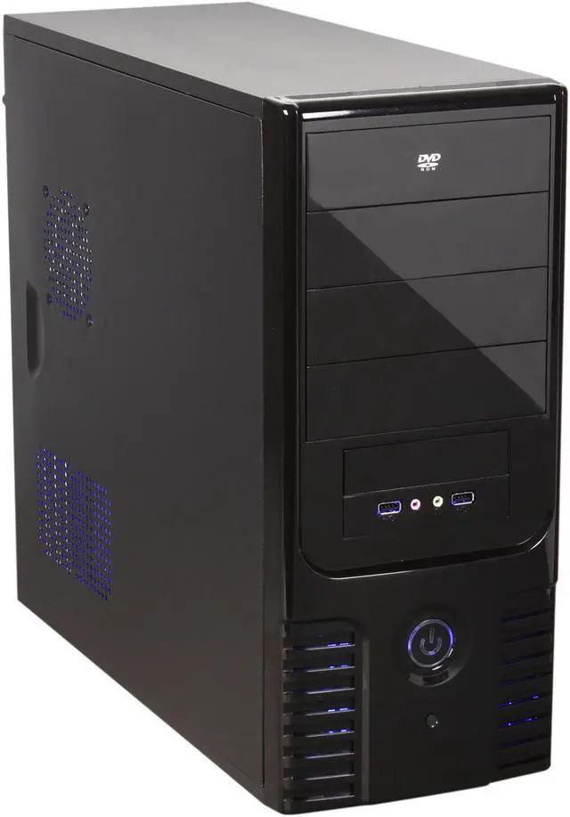Main image of LOGISYS Computer CS305BK Black Steel ATX Mid Tower Enhanced SOHO Computer Case 480W Power Supply