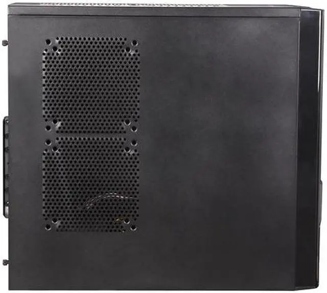 Alt view image 3 of 8 - LOGISYS Computer CS2006BK SOHO 1 All Black Tool Less ATX Case w/480W Power Supply