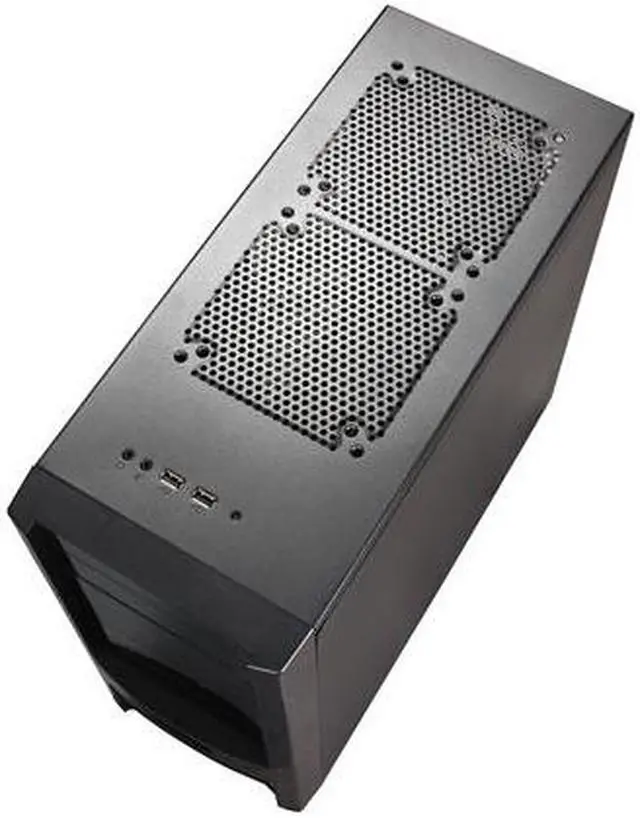 Alt view image 7 of 8 - LOGISYS Computer CS2006BK SOHO 1 All Black Tool Less ATX Case w/480W Power Supply