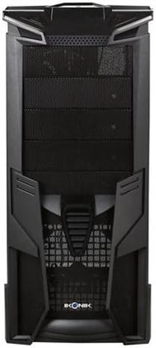 Alt view image 2 of 9 - LOGISYS Computer CS1200BK  ATX Mid Tower Optimus All Black Gaming Case